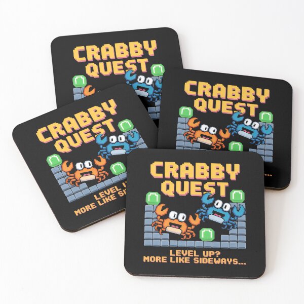 Item preview, Funny Retro Game with Crabby Heroes designed and sold by SplashTastic.