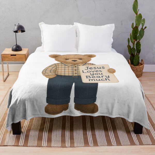 Item preview, Jesus loves you Beary much! designed and sold by LilyFaith99.