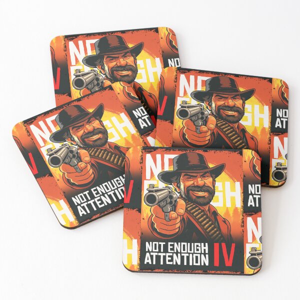 Item preview, Not Enough Attention Funny Retro Gaming Art  designed and sold by Back2Collage.