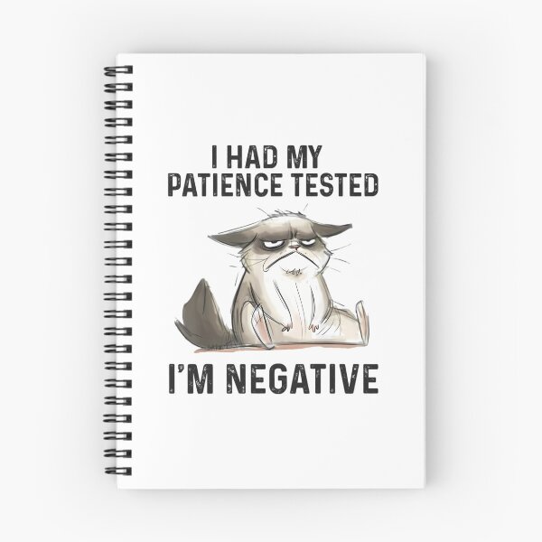 Item preview, of funny cat I Had My Patience Tested I'm NEGATIVE  	 designed and sold by qpqzzkqd74.
