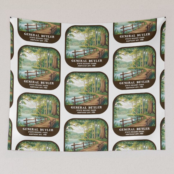 Item preview, Vintage General Butler State Resort Park (Kentucky State Park) designed and sold by RabbitK.