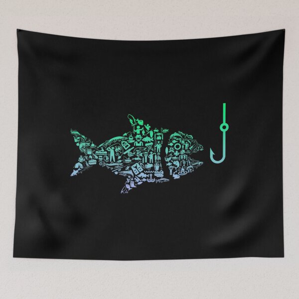 Item preview, Fishing Icon 	 for Fisherman  Fish Hook 	 Fishing 		 designed and sold by nioqcvkuzzh59.