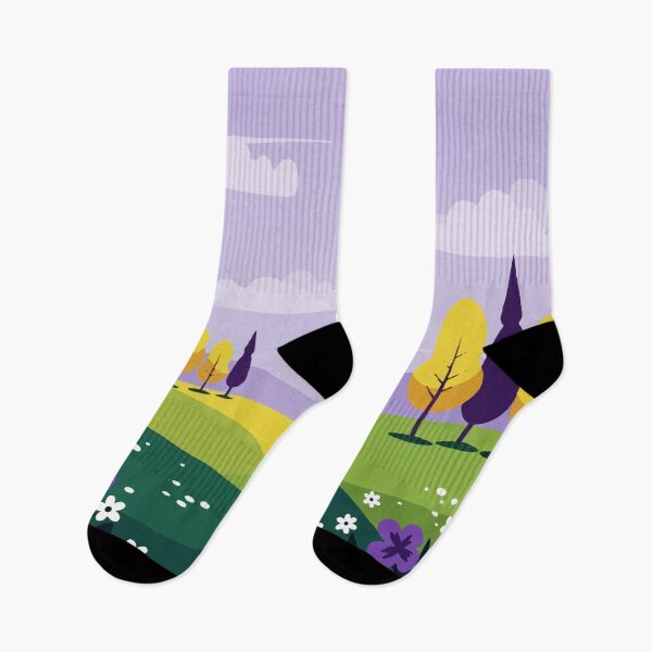 Item preview, Natural landscape in flat illustration style designed and sold by Design4uStudio.