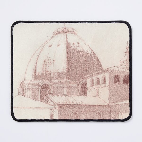 Item preview, Florence Rooftops Cityscape Drawing designed and sold by AlexQuigley.