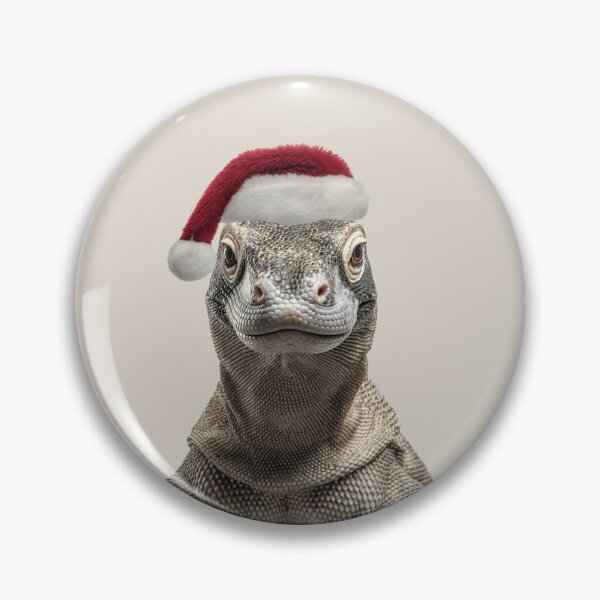 Artikelvorschau, Komodowaran mit Weihnachtsmütze – Festliches Komodowaran-Weihnachtsdesign entworfen und verkauft von LazyOwlStore.