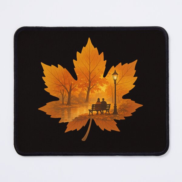 Item preview, Autumn Park in Chestnut Leaf designed and sold by Tadeusz1.