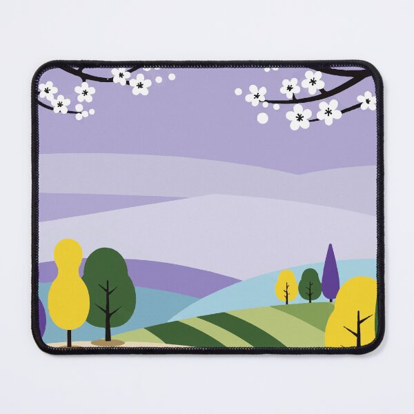 Item preview, Natural landscape in flat illustration style designed and sold by Design4uStudio.