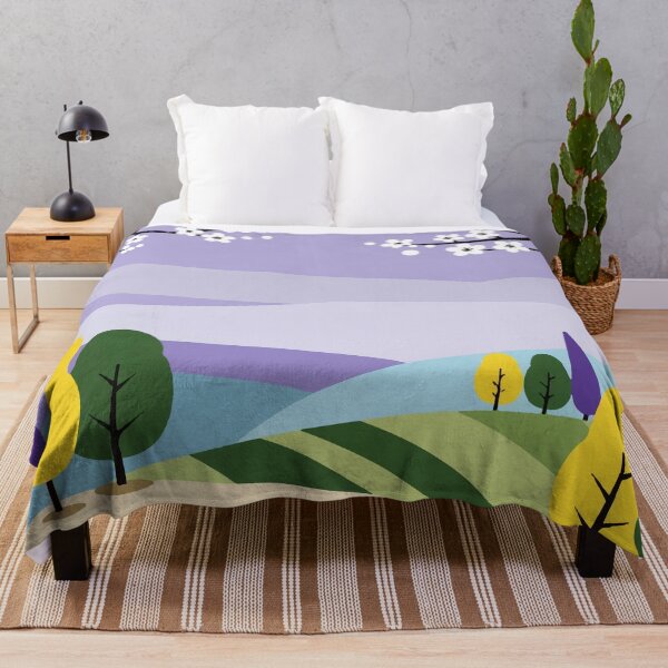 Item preview, Natural landscape in flat illustration style designed and sold by Design4uStudio.