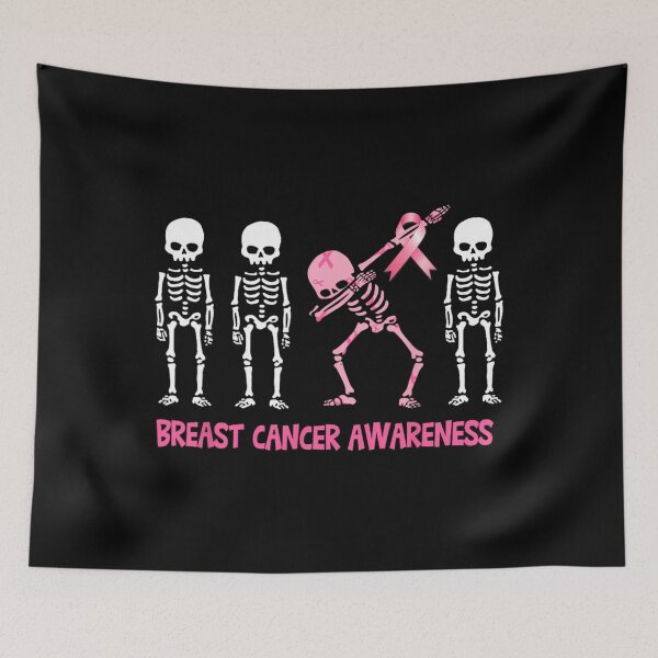Item preview, Dabbing Skeleton Pink Ribbon Breast Cancer Halloween 		 designed and sold by kzzlhoyriw34.