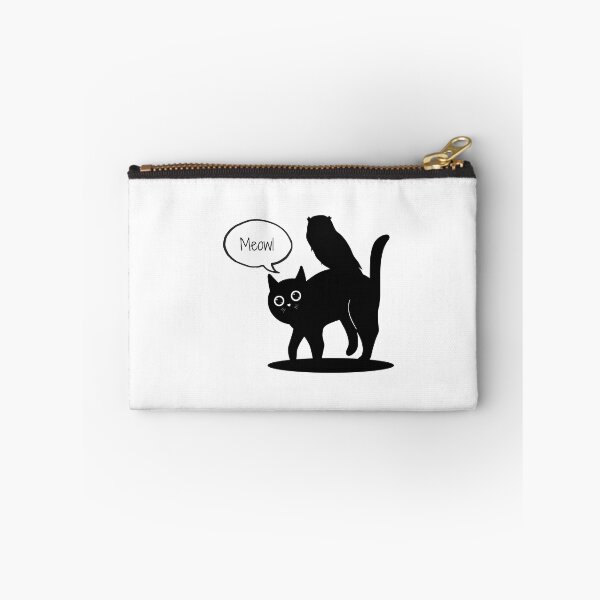 Item preview, Meowl Funny Black Cat Halloween Design Spooky Cat Pun designed and sold by luckyhue.