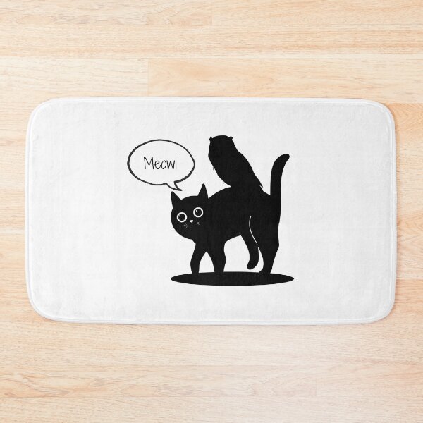 Item preview, Meowl Funny Black Cat Halloween Design Spooky Cat Pun designed and sold by luckyhue.