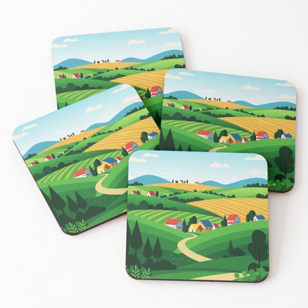 Item preview, Rural landscape designed and sold by Design4uStudio.