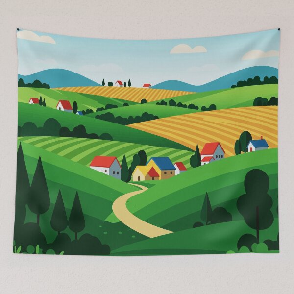Item preview, Rural landscape designed and sold by Design4uStudio.