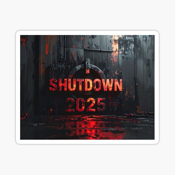 Item preview, Usa Government Shutdown 2025  designed and sold by Klysztof.