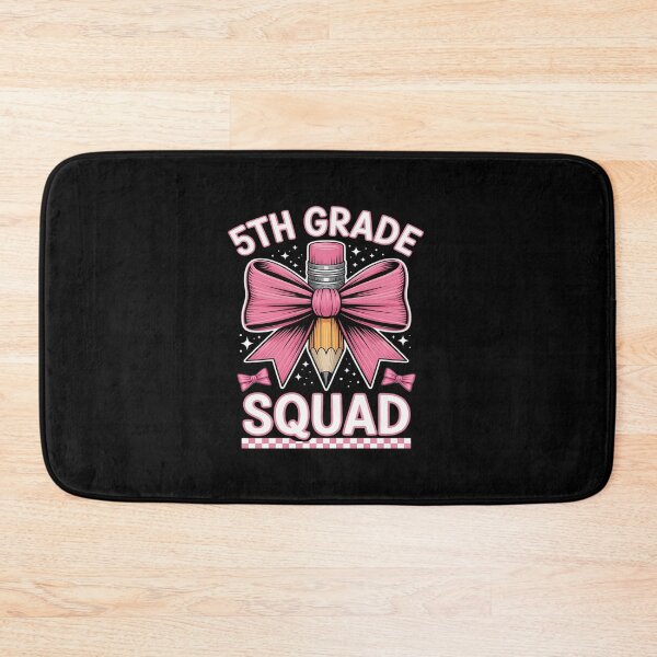 Item preview, 5th Grade Squad Back to School Teacher Student boy and Girl designed and sold by itsnothatweird.