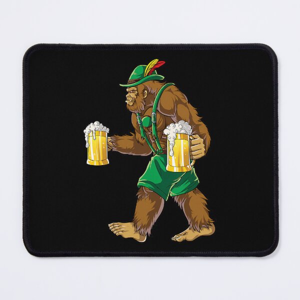 Item preview, Bigfoot Lederhosen 	 Oktoberfest 	 Prost Beer Mug 		 designed and sold by xekvndmjnpw98.