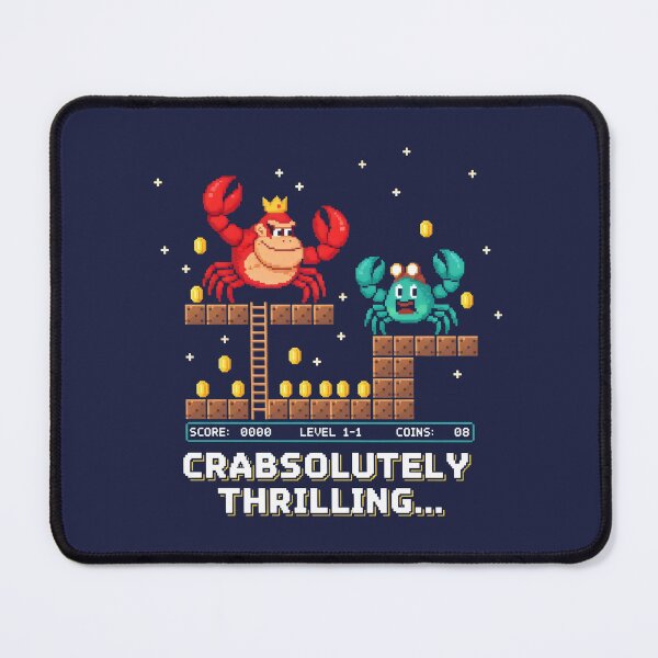 Item preview, Nostalgic 8-Bit Crab Platform Adventure designed and sold by SplashTastic.