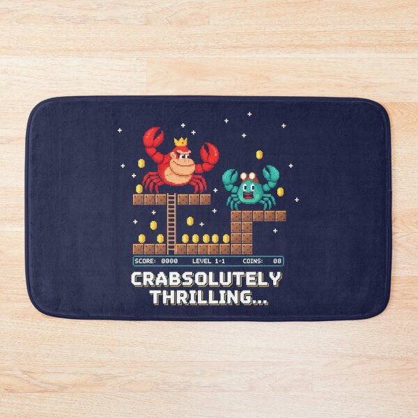 Item preview, Nostalgic 8-Bit Crab Platform Adventure designed and sold by SplashTastic.