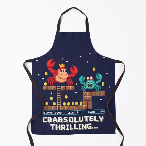 Item preview, Nostalgic 8-Bit Crab Platform Adventure designed and sold by SplashTastic.