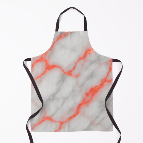 Item preview, White Marble with Neon Red Veins Seamless Pattern designed and sold by SassyArtistry.