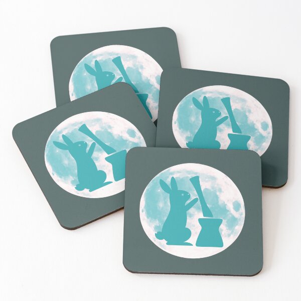 Item preview, Moon Rabbit (Dal Tokki) – Korean folklore under a gentle full moon designed and sold by mycreastyle.