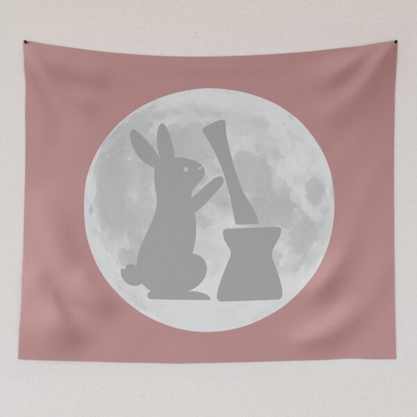 Item preview, Moon Rabbit (Dal Tokki) – Korean folklore under a gentle full moon designed and sold by mycreastyle.