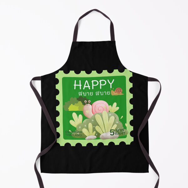 Item preview, Happy Snail Stamp – Sabai Sabai Thailand designed and sold by CHANCHANAI.
