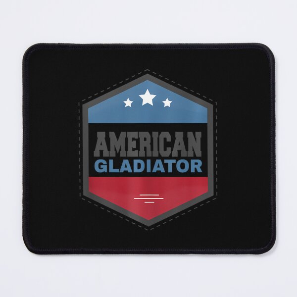 Item preview, American Gladiator USA flag gym sports quote humor 		 designed and sold by blqwitakffr77.