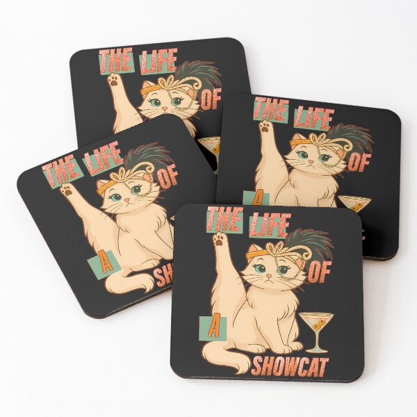 Item preview, Neon The Life Of Showcat Cocktail Cat Showgirl designed and sold by OwenRa.