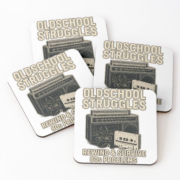 Item preview, Oldschool Struggles – 80s Cassette & Boombox designed and sold by ClearPulse.