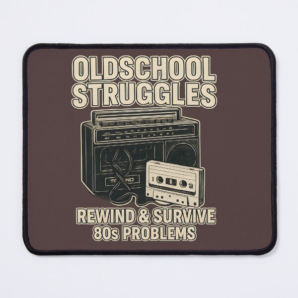 Item preview, Oldschool Struggles – 80s Cassette & Boombox designed and sold by ClearPulse.