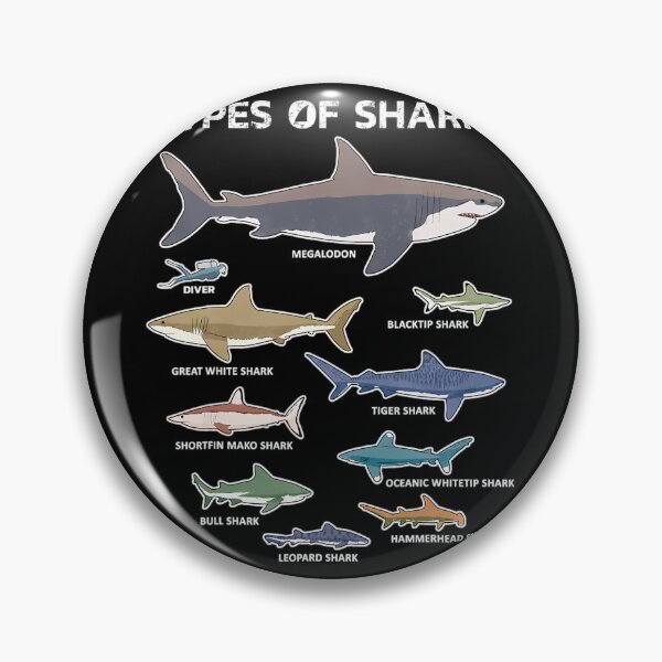 Item preview, 9 Types Of Sharks 	 Educational Colorful Ocean Tee 		 designed and sold by tiyvsutsivq91.