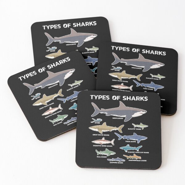 Item preview, 9 Types Of Sharks 	 Educational Colorful Ocean Tee 		 designed and sold by tiyvsutsivq91.
