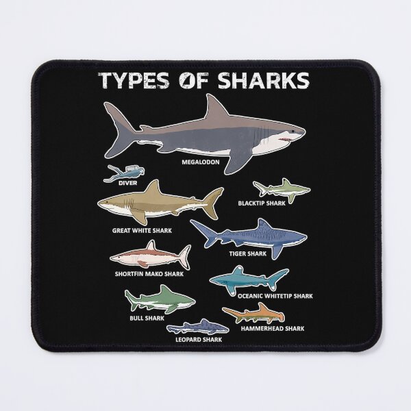 Item preview, 9 Types Of Sharks Educational Colorful Ocean Tee designed and sold by tiyvsutsivq91.