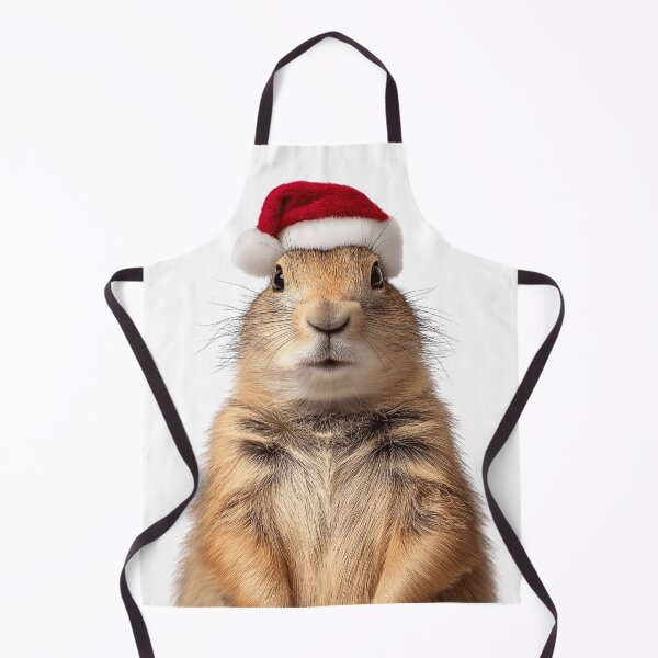 Item preview, Prairie dog with Christmas Hat – Festive Prairie dog Xmas Design designed and sold by LazyOwlStore.
