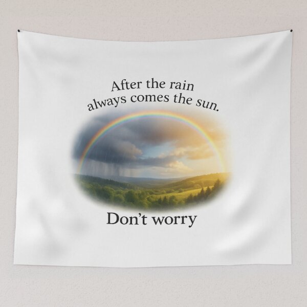 Item preview, After the Rain Always Comes the Sun – Inspirational Quote T-Shirt designed and sold by JKOriginals.