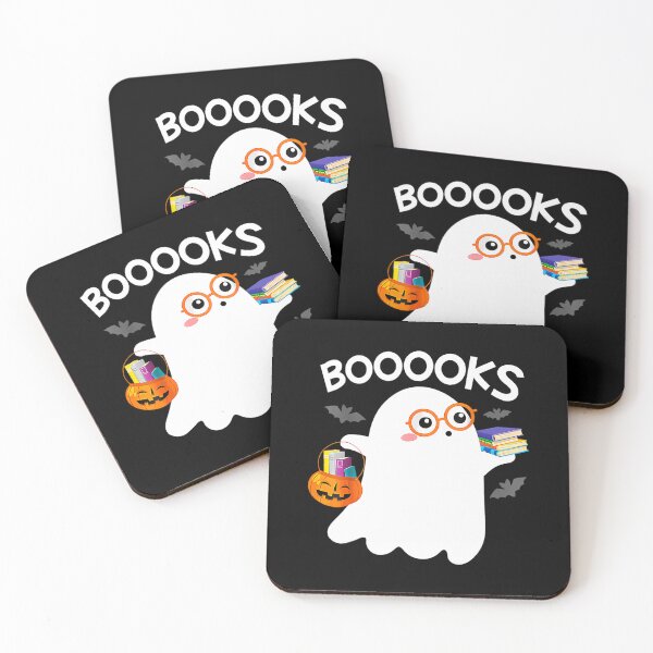 Item preview, Halloween Booooks Cute Ghost Reading Library Books Halloween 		 designed and sold by mjcxujrokt68.