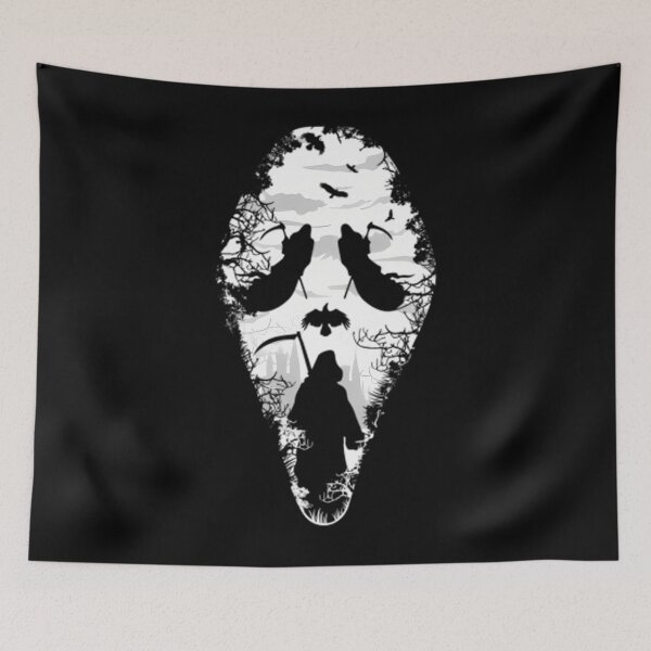 Item preview, Halloween Scream of Death Grim Reapers Form Ghostly Face Pullover 		 designed and sold by fiwyosnbuhq96.