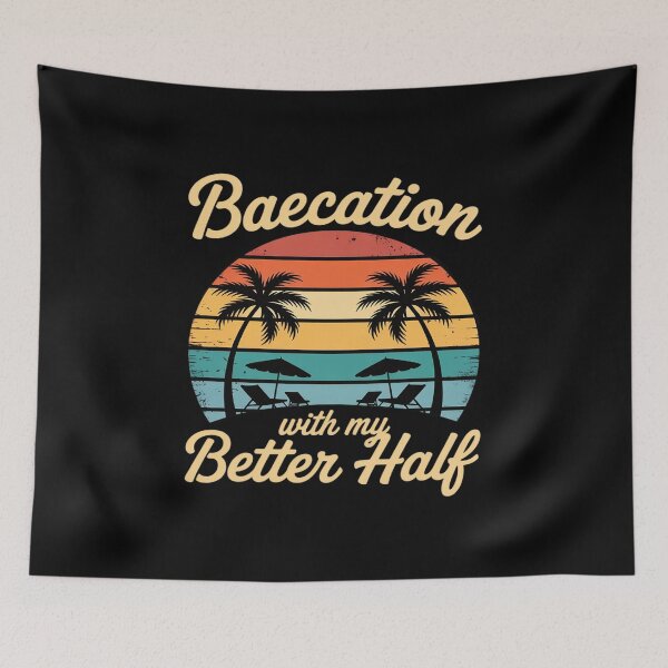 Item preview, Baecation with My Better Half Matching Couple Outfit designed and sold by petrichorsworld.