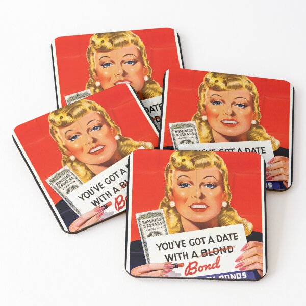 Item preview, Vintage WWII Propaganda Poster | Buy Victory Bonds Art | Glamorous Woman Illustration | Canadian War Effort Art Print designed and sold by artofuniverse.