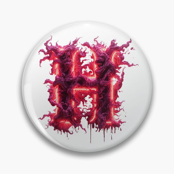 Item preview, Blood font lettering. Letter E, F, G, H dripping red liquid text effect for Halloween designed and sold by PWDigitalArt.
