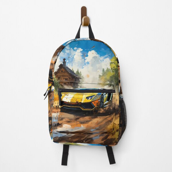 Item preview, Extreme Supercar Splashing Mud Near Rustic Countryside Cottage designed and sold by RevUpDesign.