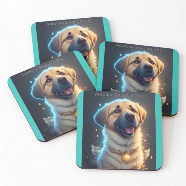Item preview, Anatolian Shepherd Dog Portrait with Delicate Artistic Light Details  designed and sold by KJ-Books.