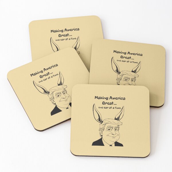 Item preview, Making America Great - One Ear at a Time (Political Satire) designed and sold by DibuHumor.
