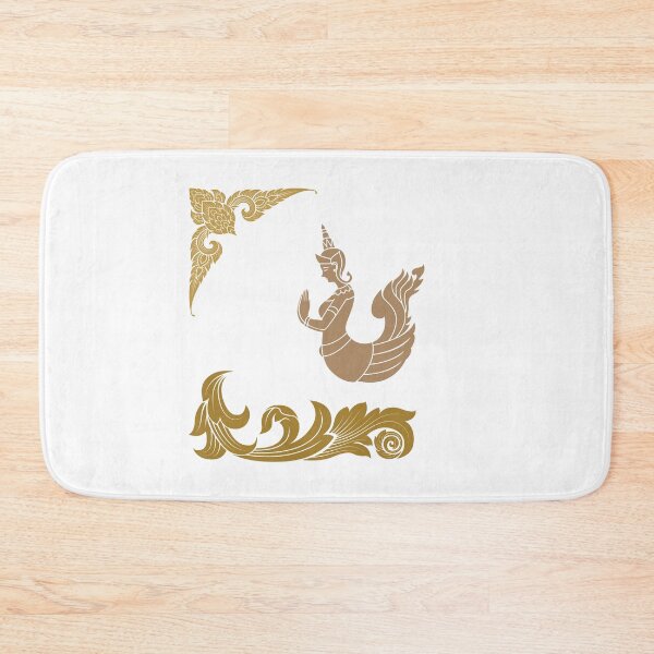 Item preview, Thai Kanok Pattern – Traditional Brown Heritage Art designed and sold by Happyfreedom.
