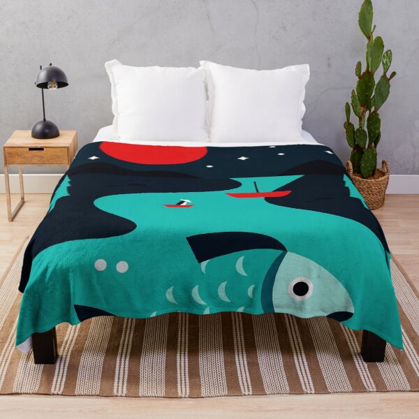 Item preview, Night scene of a river designed and sold by Design4uStudio.