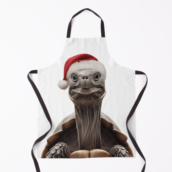 Item preview, Turtle with Christmas Hat – Festive Turtle Xmas Design designed and sold by LazyOwlStore.