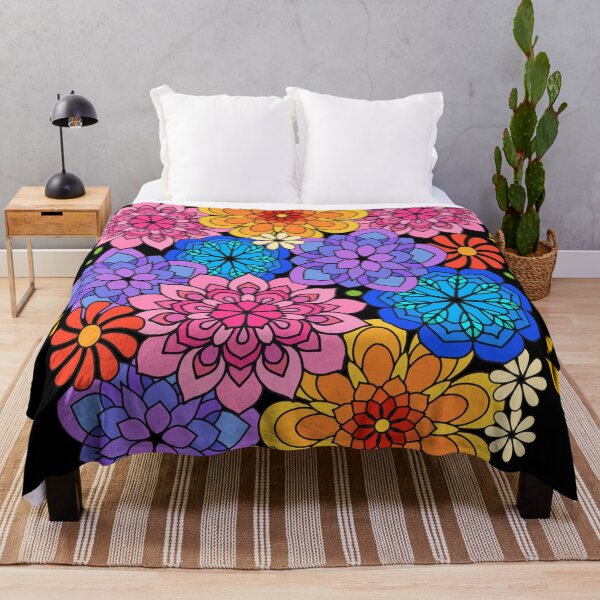 Item preview, Psychedelic Flower Power Garden designed and sold by Alondra.