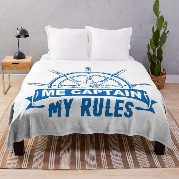 Item preview, Me Captain My Rules; My Boat My Rules; designed and sold by StickerApe.