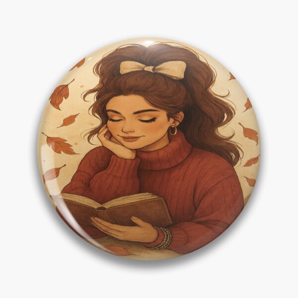 Item preview, "Cozy Autumn Vibes with Bookish Charm" designed and sold by Mindful56.